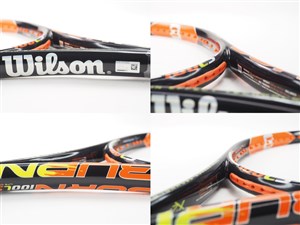 wilson - 中古 テニスラケット ウィルソン バーン 100エルエス 2015年モデル (G1)WILSON BURN 100LS 2015 Wilson 中古 テニスラケット ウィルソン バーン 100エルエス