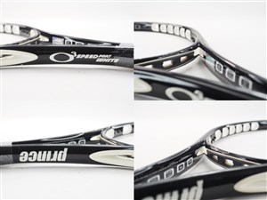 中古 テニスラケット プリンス オースリー スピードポート プロ ホワイト MP 2008年モデル (G2)PRINCE O3 SPEEDPORT PRO WHITE MP 2008 中古】プリンス オースリー スピードポート ホワイト MP 2008年