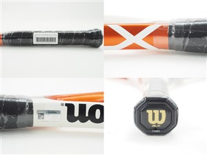wilson - 中古 テニスラケット ウィルソン ツアー BLX 95 オレンジ×ホワイト 2011年モデル (G2)WILSON TOUR BLX 95 (ORANGE × WHITE) 2011 wilson - 中古 テニスラケット ウィルソン ツアー BLX 95