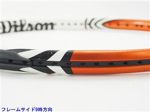 wilson - 中古 テニスラケット ウィルソン ツアー BLX 105 オレンジ×ホワイト 2011年モデル (G1)WILSON TOUR BLX 105 (ORANGE×WHITE) 2011 中古】ウィルソン ツアー BLX 105 オレンジ×ホワイト 2011年