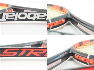 テニスラケット バボラ ピュア ストライク 18×20 2014年モデル【トップバンパー割れ有り】 (G3)BABOLAT PURE STRIKE 18×20 2014G3装着グリップ