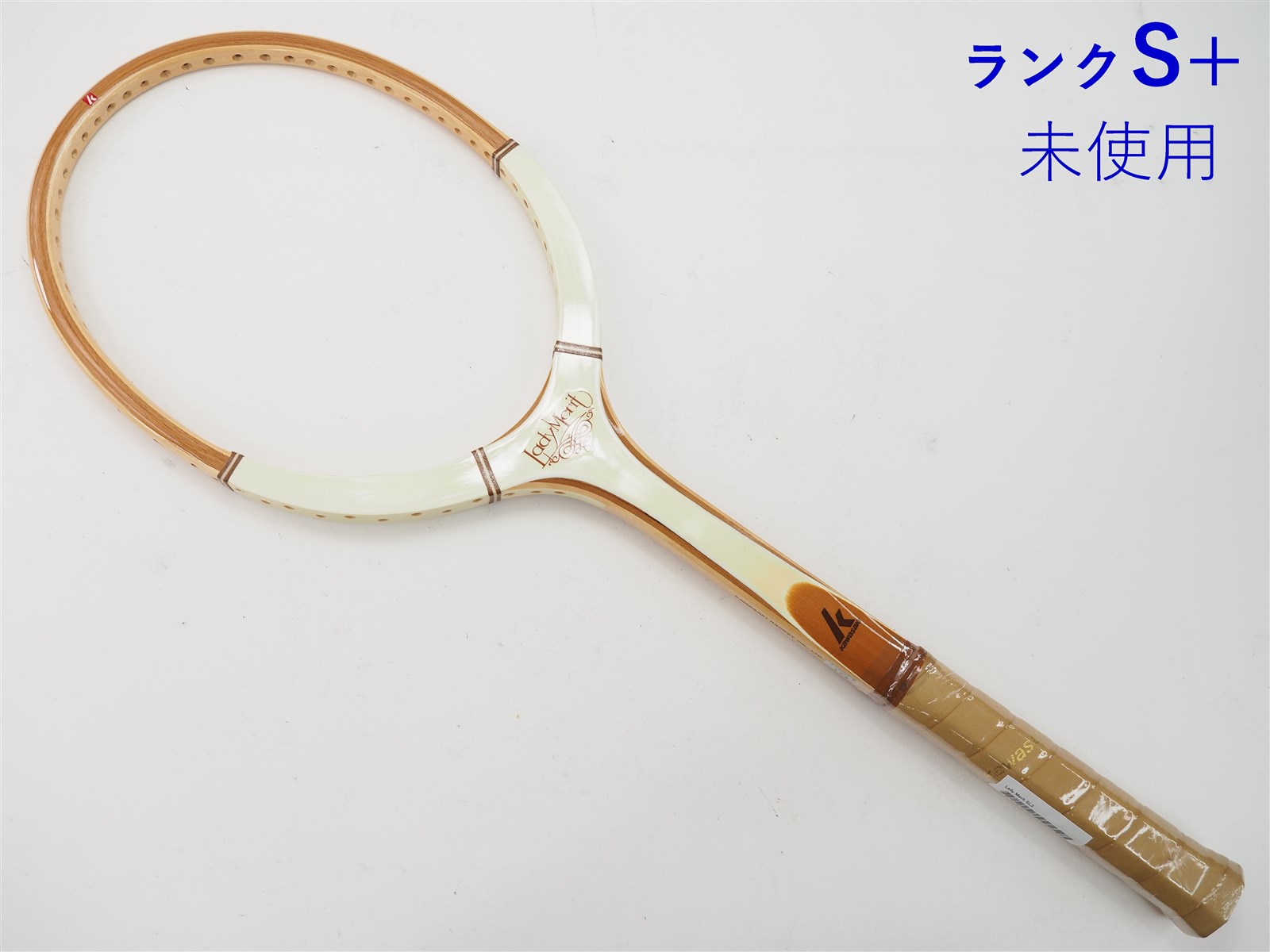 カワサキ 未使用 '80s Wreath リース KAWASAKI カワサキラケット W63 M 白 キュロットスカート 588 当時 バドミントン テニス ヴィンテージ 日本製