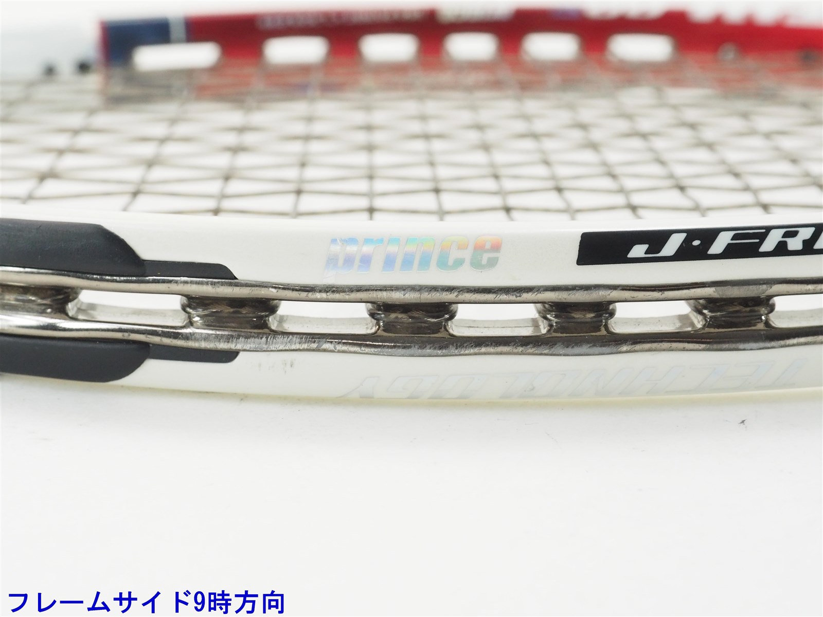 テニスラケット プリンス イーエックスオースリー シャーク 98T 2013年モデル (G2)PRINCE EXO3 SHARK 98T 2013元グリップ交換済み付属品