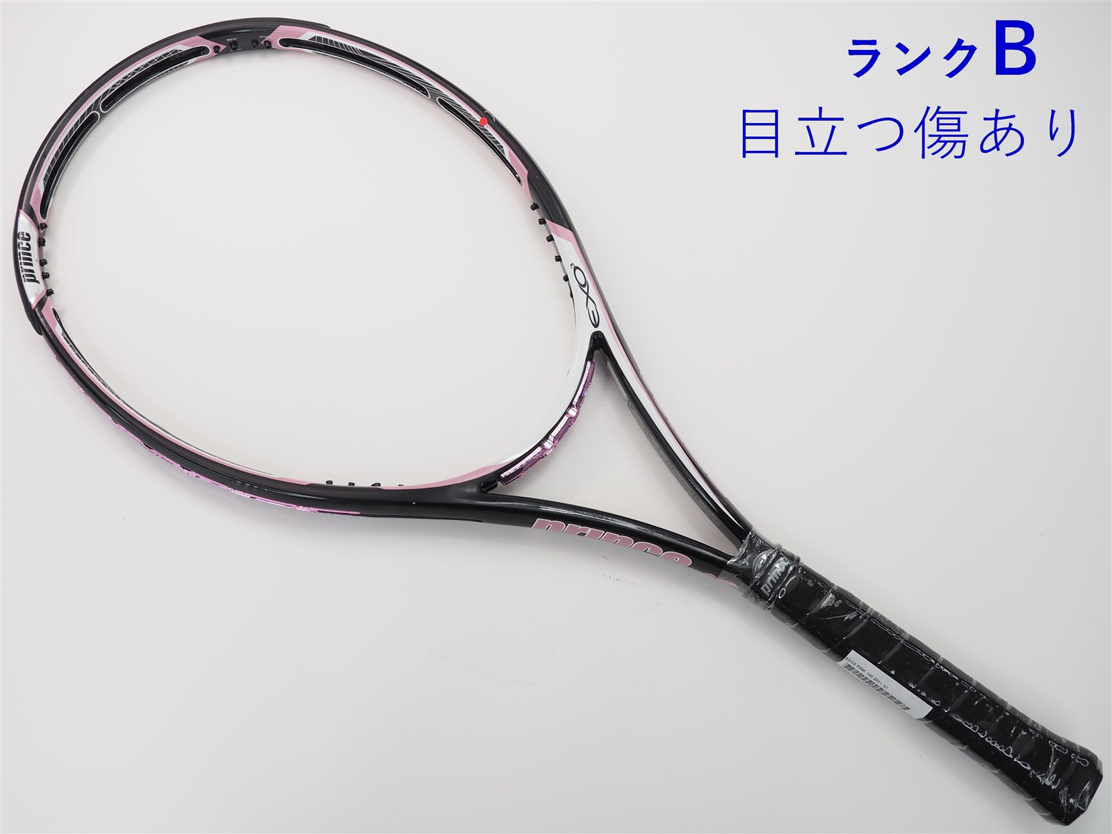 中古 テニスラケット プリンス イーエックスオースリー ピンク 105 2011年モデル (G1)PRINCE EXO3 PINK 105 2011 中古】プリンス イーエックスオースリー ピンク 105 2011年