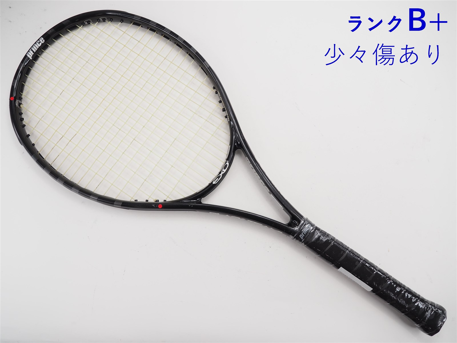 Prince - 中古 テニスラケット プリンス イーエックスオースリー ブラック チーム 100 2010年モデル (G1)PRINCE EXO3 BLACK TEAM 100 2010 中古】プリンス イーエックスオースリー ブラック チーム 100