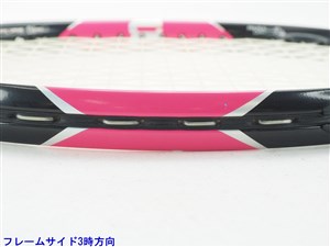 中古 テニスラケット ウィルソン バーン 100エルエス ピンク 2016年モデル (G2)WILSON BURN 100LS Pink 2016 Wilson 中古 テニスラケット ウィルソン バーン 100エルエス