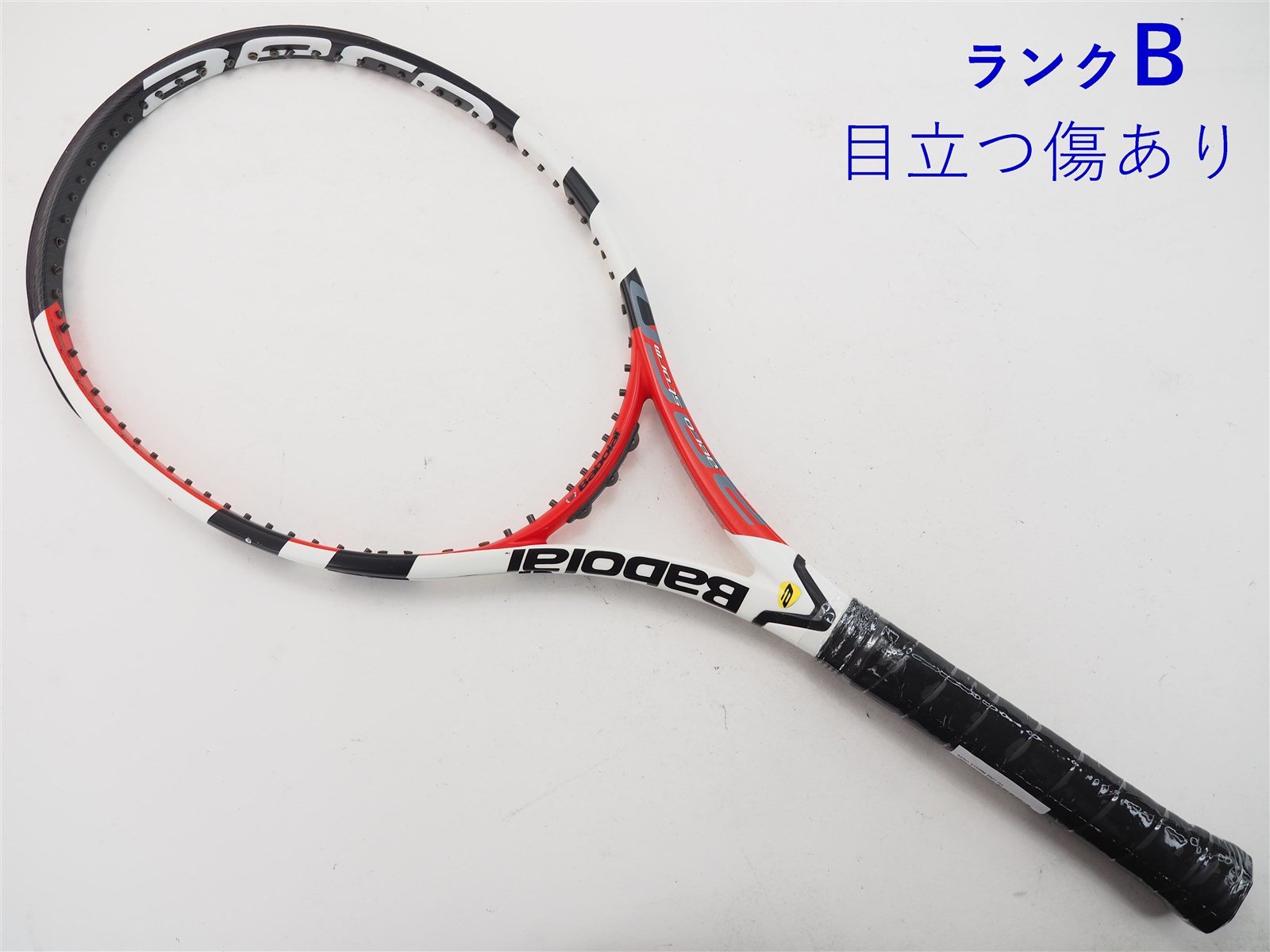 テニスラケット バボラ ピュア ストーム 2007年モデル【トップバンパー割れ有り】 (G2)BABOLAT PURE STORM 2007