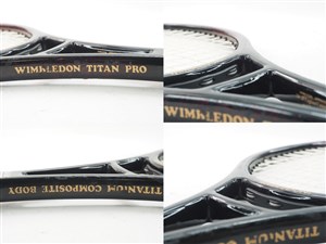 中古】ウィンブルドン チタン プロ【一部グロメット割れ有り