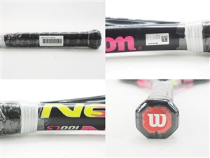 中古 テニスラケット ウィルソン バーン 100エルエス ピンク 2016年モデル (G2) WILSON BURN 100LS Pink 2016 (c25060369c) Wilson 中古 テニスラケット ウィルソン バーン 100エルエス