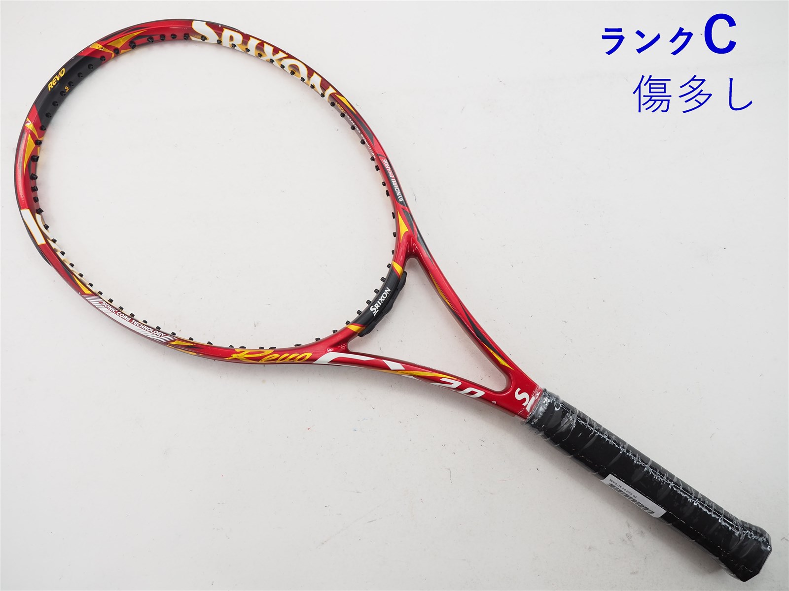 21-21-20mm重量テニスラケット スリクソン レヴォ シーエックス 2.0 ...
