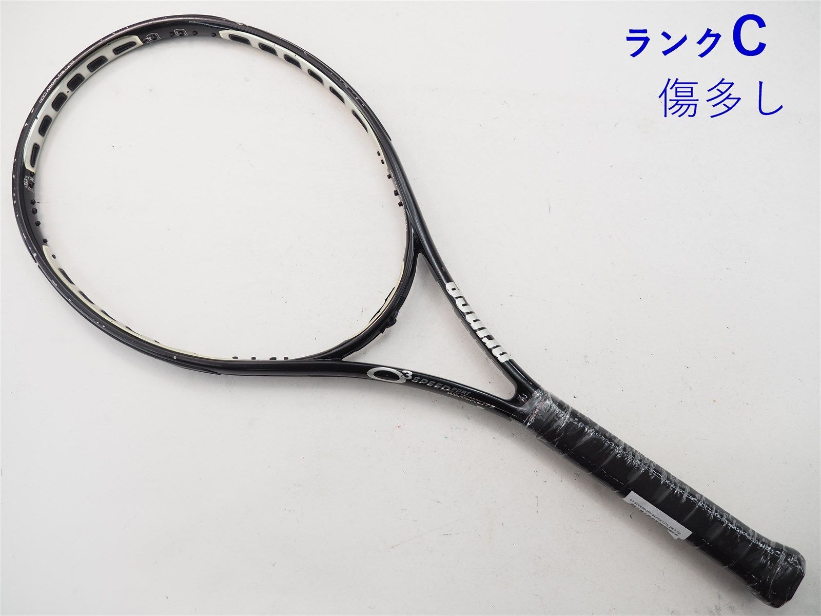 Prince - 中古 テニスラケット プリンス オースリー スピードポート ブラック ライト 2007年モデル (G2)PRINCE O3 SPEEDPORT BLACK LITE 2007 硬式テニスラケット 中古】プリンス オースリー スピードポート ブラック ライト