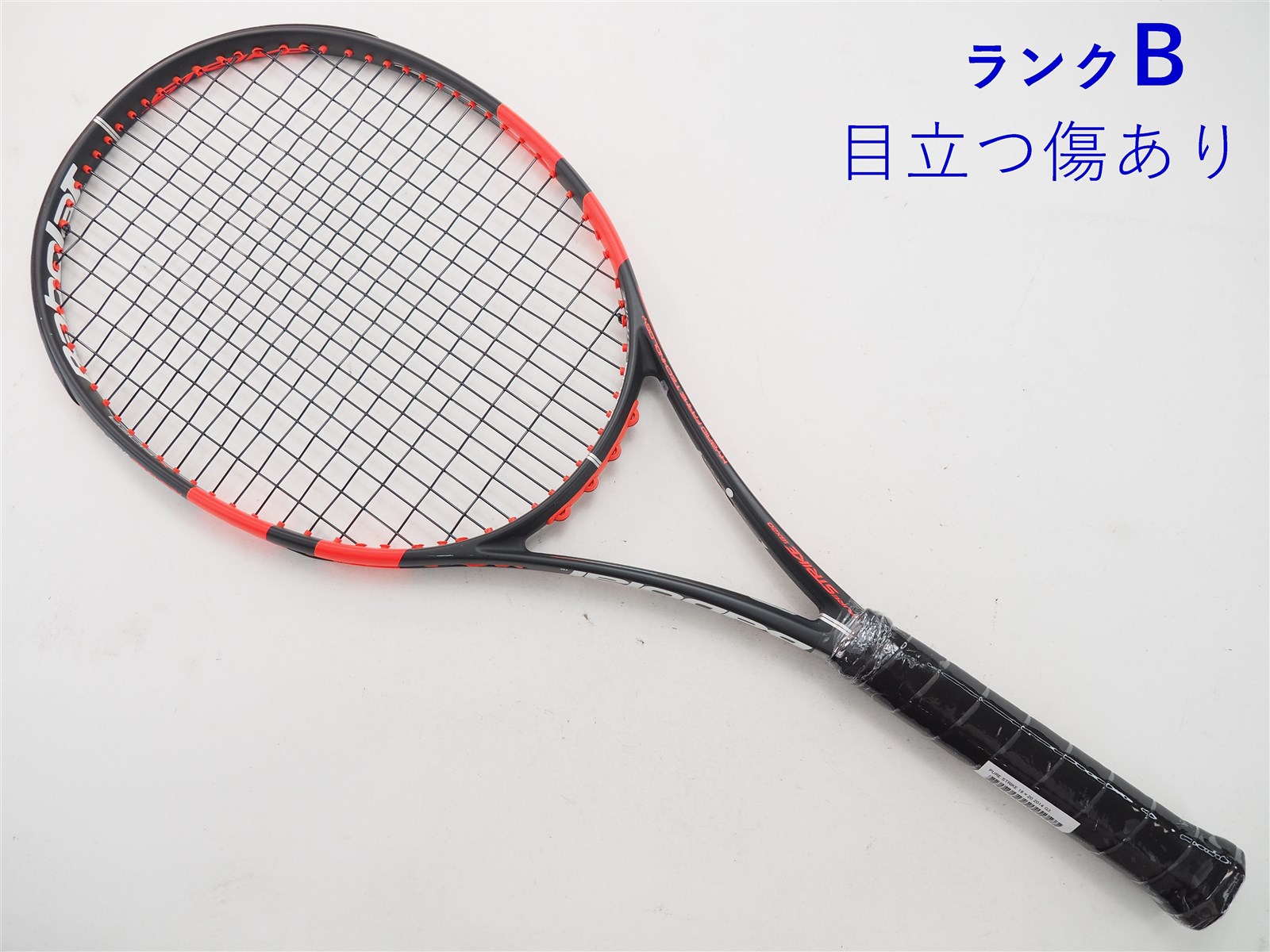 新品同様 バボラ ピュアストライク18×20 テニスラケット グリップ2 ...