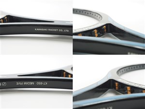 中古 テニスラケット カワサキ KT-650 (G4相当) KAWASAKI KT-650 (c24030080c) 中古】カワサキ KT-650KAWASAKI KT-650(G4相当)【中古 テニスラケット