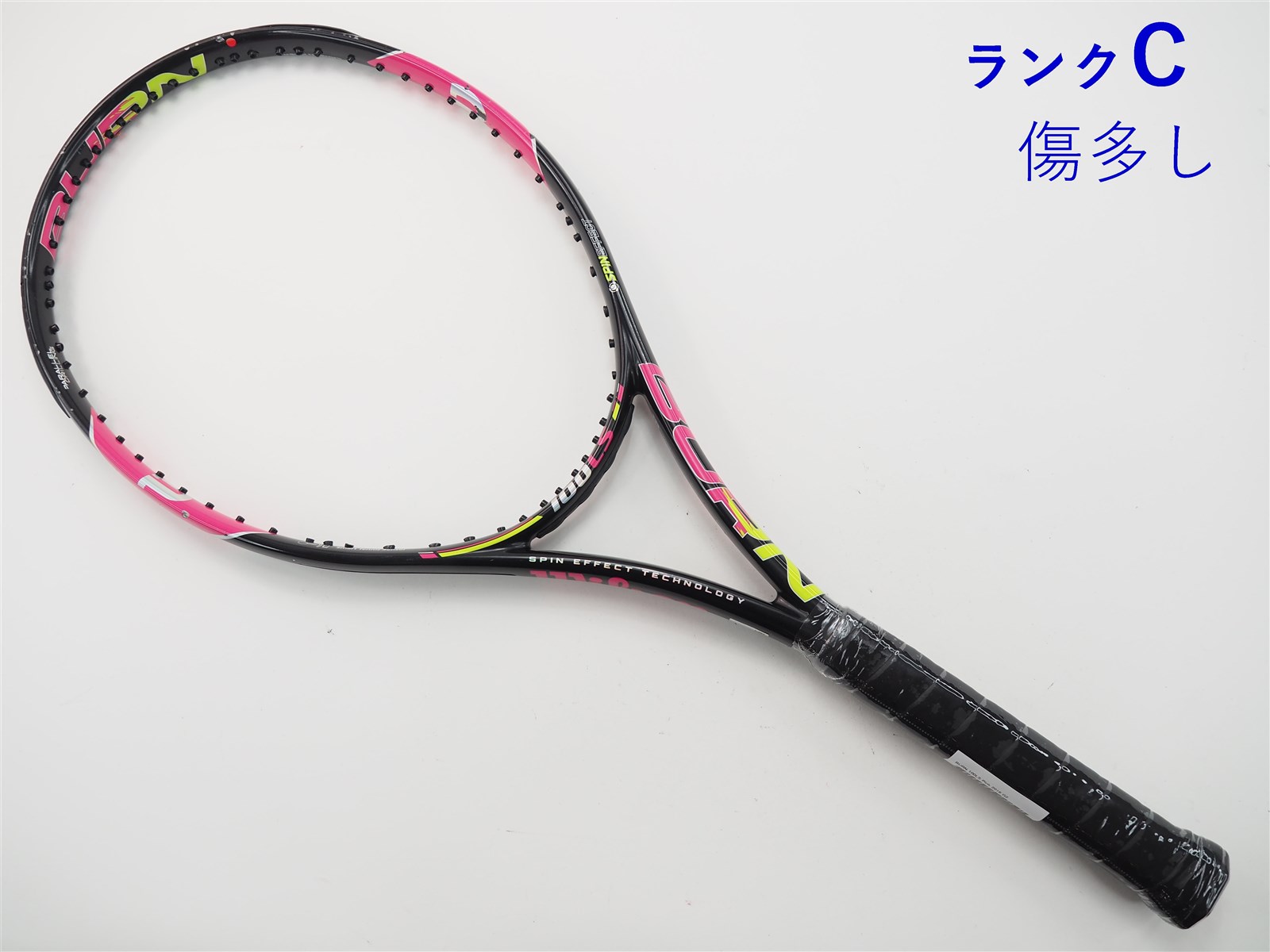 中古 テニスラケット ウィルソン バーン 100エルエス ピンク 2016年モデル (G1)WILSON BURN 100LS Pink 2016 c24040332c-m-01-pl.jpg