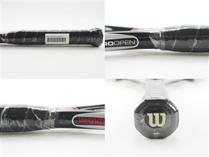 wilson - 中古 テニスラケット ウィルソン ケー プロ オープン 100(レッド) 2008年 (G2)WILSON K PRO OPEN 100(Red) 2008 中古】ウィルソン ケー プロ オープン 100(レッド) 2008年WILSON