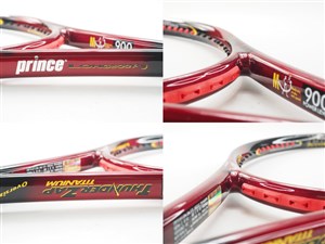 Prince - 中古 テニスラケット プリンス サンダー ザップ チタニウム OS 1999年モデル (G3)PRINCE THUNDER ZAP TITANIUM OS 1999 中古】プリンス サンダー ザップ チタニウム OS 1999年モデル