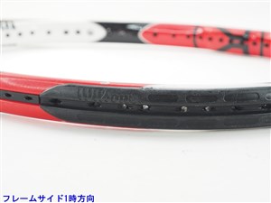 wilson - 中古 テニスラケット ウィルソン K シックス ワン 95 2007年モデル【一部グロメット割れ有り】 (G2)WILSON K SIX. ONE 95 2007 中古】ウィルソン K シックス ワン 95 2007年モデル【一部