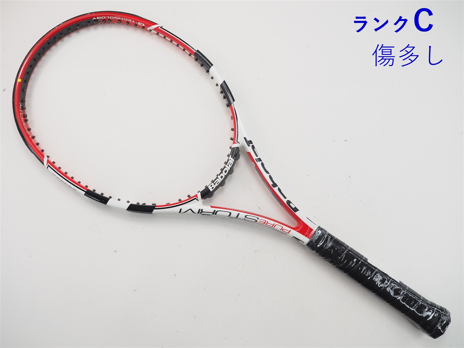 中古】バボラ ピュア ストーム 2009年モデルBABOLAT PURE STORM 2009(G2)【中古  テニスラケット】【送料無料】の通販・販売| バボラ| テニスサポートセンターへ