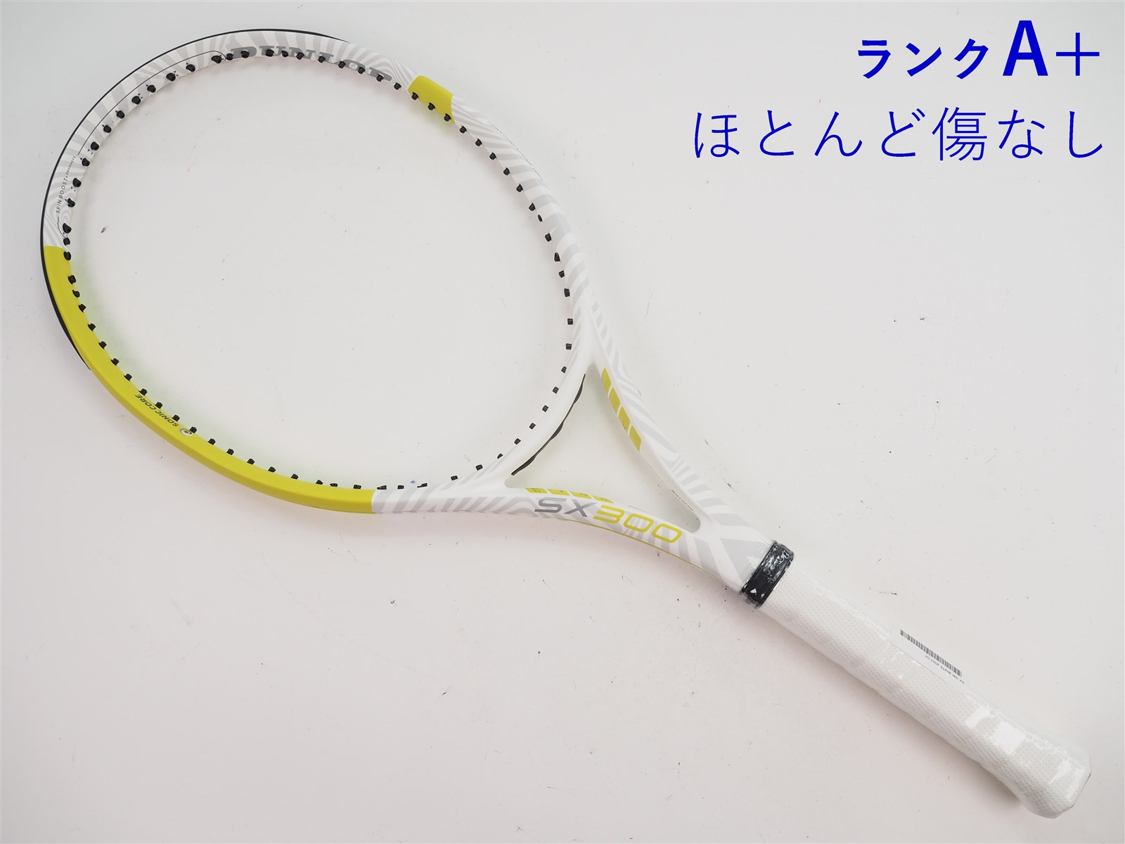 激安挑戦！！ 中古】ダンロップ 2023年モデル ホワイト 300 エスエックス ラケット