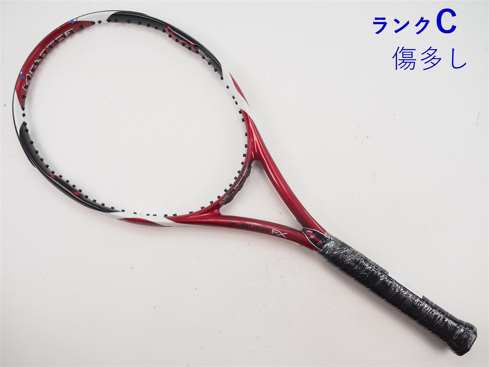 中古 テニスラケット ウィルソン K ラッシュ FX 100 2009年モデル【一部グロメット割れ有り】 (L1)WILSON K RUSH FX 100 2009 中古】ウィルソン K ラッシュ FX 100 2009年モデル【一部
