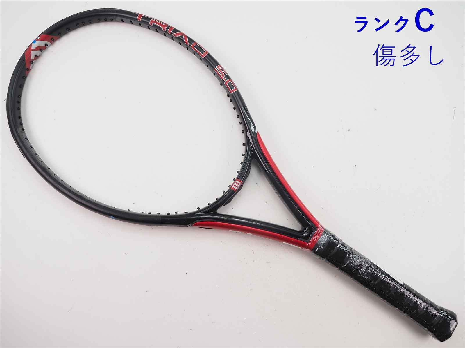 【送料込】 中古】ウィルソン トライアド TRIAD 2002年モデルWILSON 110 5.0 ラケット(硬式用)