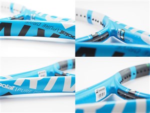 中古 テニスラケット バボラ ピュア ドライブ 2018年モデル【一部グロメット割れ有り】 (G2)BABOLAT PURE DRIVE 2018 中古】バボラ ピュア ドライブ 2018年モデル【一部グロメット