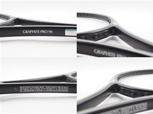 中古 テニスラケット プリンス グラファイト プロ 90【トップバンパー割れ有り】 (G5) PRINCE GRAPHITE PRO 90 (c25050424c) 中古】プリンス グラファイト プロ 90【トップバンパー割れ有り