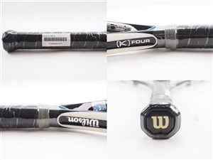 wilson - 中古 テニスラケット ウィルソン K フォー 112 2007年モデル【DEMO】 (G2)WILSON K FOUR 112 2007 中古】ウィルソン K フォー 112 2007年モデルWILSON K FOUR 112
