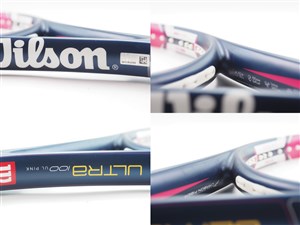 中古 テニスラケット ウィルソン ウルトラ 100ユーエル チームピンク 2017年モデル (G0) WILSON ULTRA 100UL TEAM PINK 2017 (c25060147c) 中古】ウィルソン ウルトラ 100ユーエル チームピンク 2017年