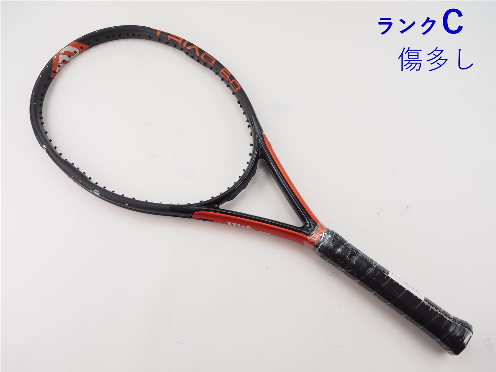 中古 テニスラケット ウィルソン トライアド 6.0 106 2002年モデル【DEMO】 (G2) WILSON TRIAD 6.0 106 2002 (c25070002c) 中古】ウィルソン トライアド 6.0 106 2002年モデル【DEMO