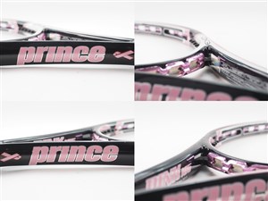 中古 テニスラケット プリンス イーエックスオースリー ピンク 105 2011年モデル (G1) PRINCE EXO3 PINK 105 2011 (c25030300c) 中古】プリンス イーエックスオースリー ピンク 105 2011年モデル