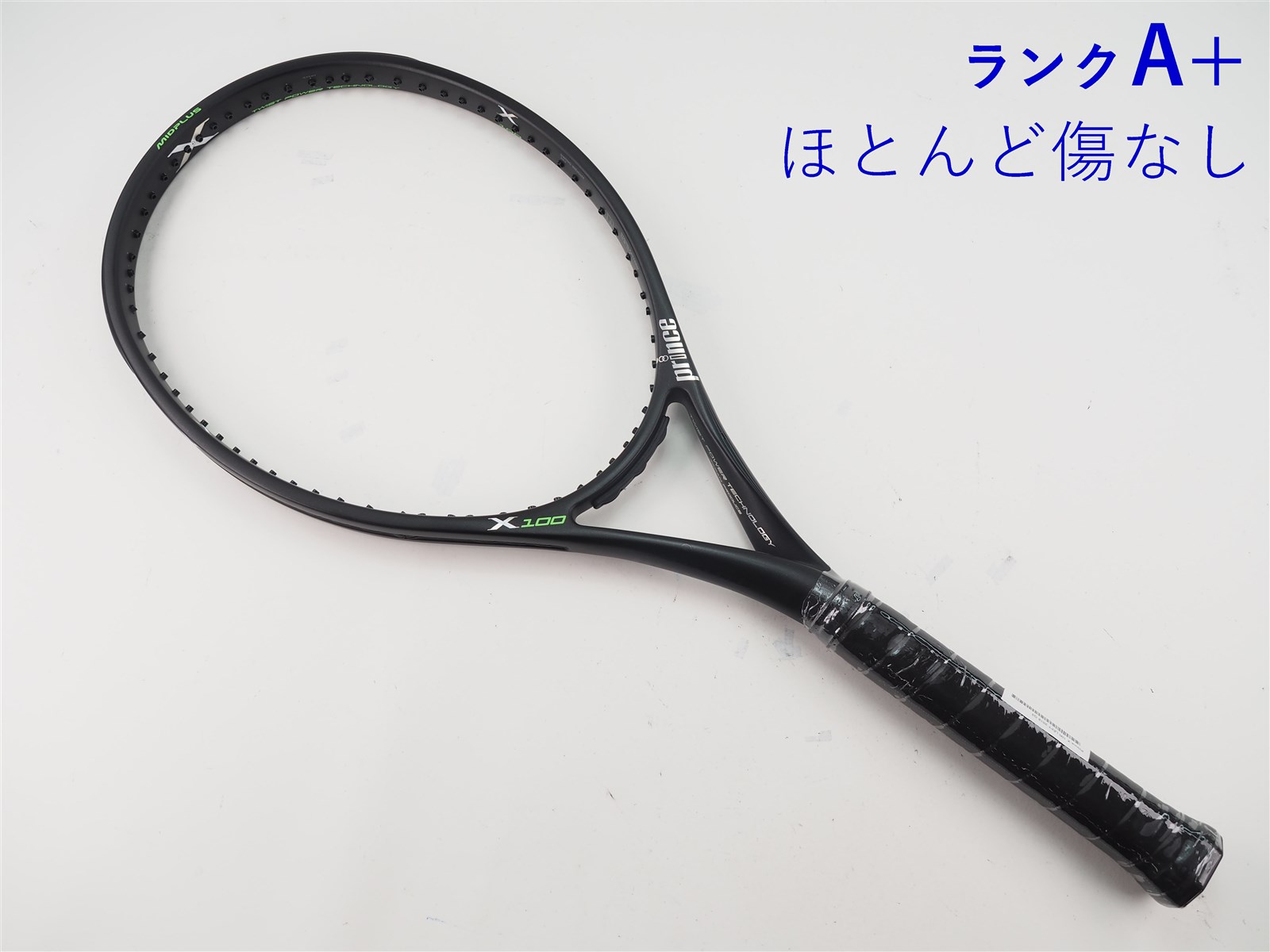 中古 テニスラケット プリンス プリンス エックス 100 左 2018年モデル (G3) PRINCE Prince X 100 LEFT 2018 (c25080128c) c25080128c-m-01-pl.jpg