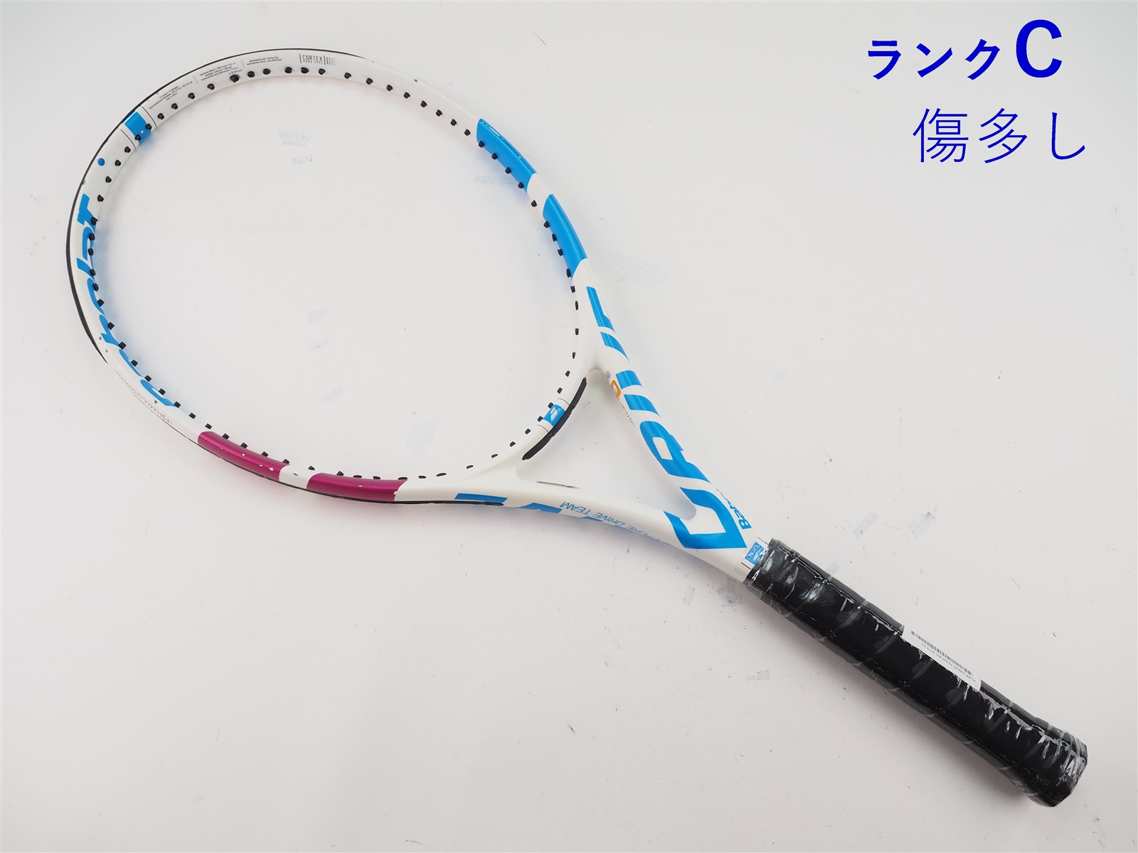 中古 テニスラケット バボラ ピュア ドライブ チーム ホワイト 2019年モデル (G1) BABOLAT PURE DRIVE TEAM WH 2019 (c25080259c) 中古】バボラ ピュア ドライブ チーム ホワイト 2019年モデル