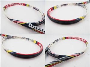 wilson - 中古 テニスラケット ウィルソン スティーム 100 2012年モデル【多数グロメット割れ有り】 (G2)WILSON STEAM 100 2012 中古】ウィルソン スティーム 100 2012年モデルWILSON STEAM 100