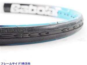 Babolat - 中古 テニスラケット バボラ ピュア ドライブ チーム プラス 2002年モデル (G3)BABOLAT PURE DRIVE TEAM + 2002 中古】バボラ ピュア ドライブ チーム 2002年モデル【トップ