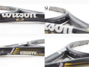 wilson - 中古 テニスラケット ウィルソン ハイパー ハンマー 6.3 110 (G2)WILSON HYPER HAMMER 6.3 110 Wilson - Hyper Hammer 6.3 - L3 - 4 3/8 - Oversize 110 SQ