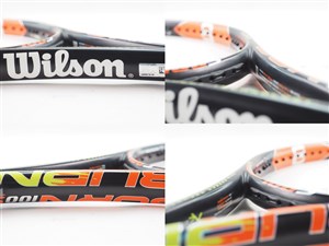 中古 テニスラケット ウィルソン バーン 100エス 2015年モデル (G2) WILSON BURN 100S 2015 (c24080230c) 中古】ウィルソン バーン 100エス 2015年モデルWILSON BURN 100S 2015
