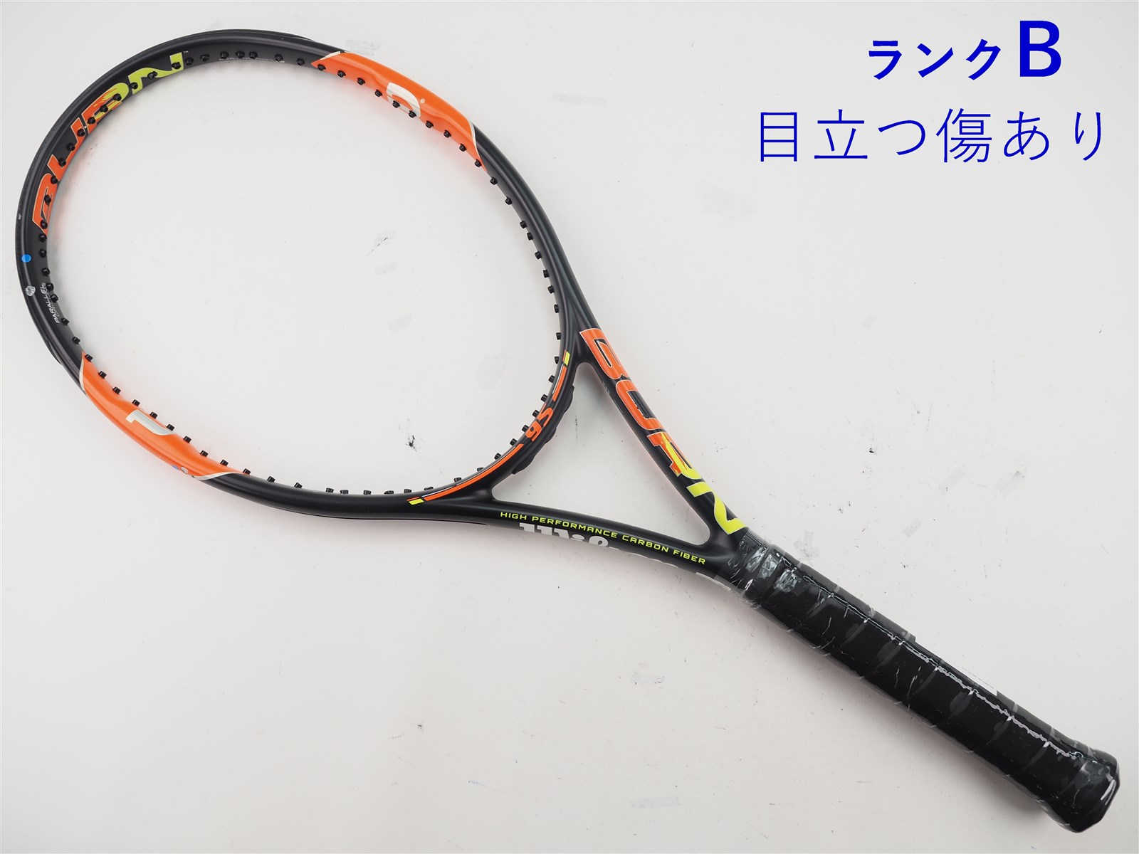 硬式テニスラケットウィルソンBＵRN95美品を格安にて 中古】ウィルソン バーン 95 カウンターベール 2017年モデル