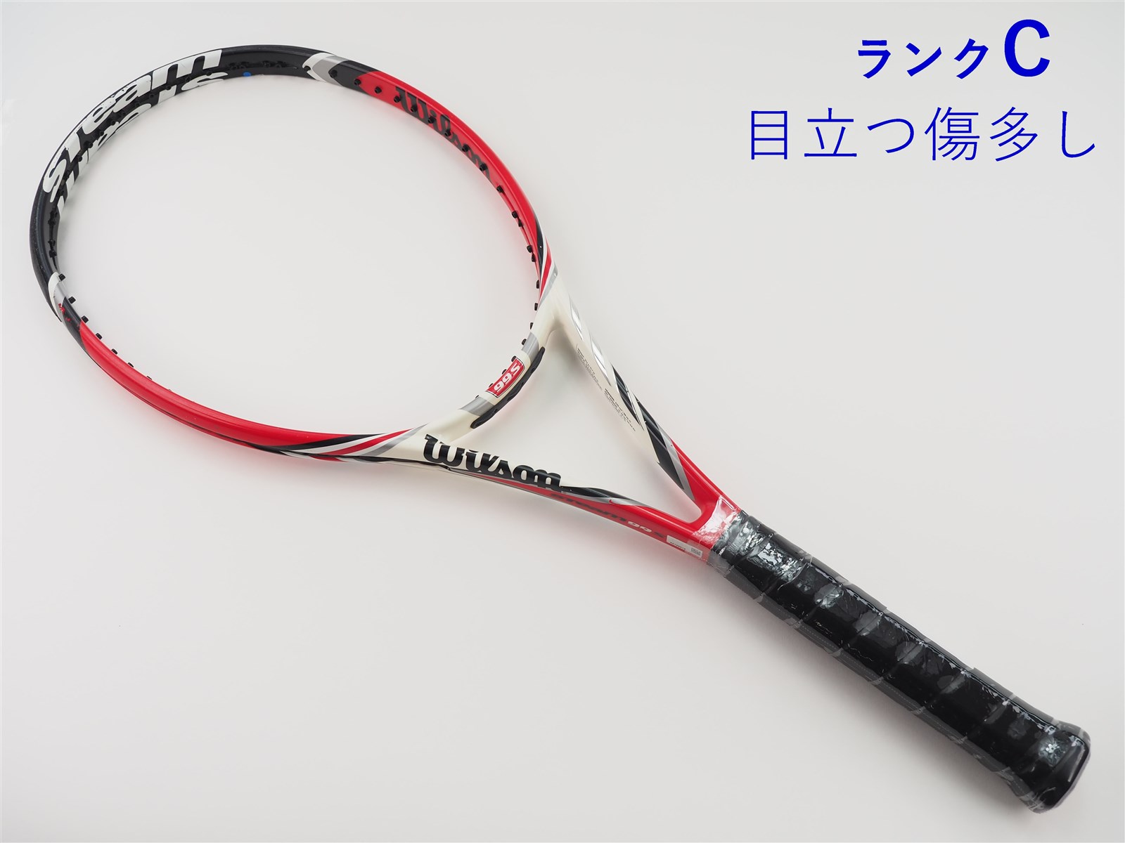 極美品⭐️Wilson STeam 99S SPIN 304g 硬式ラケット 中古】ウィルソン スティーム 99エス 2013年モデルWILSON STEAM