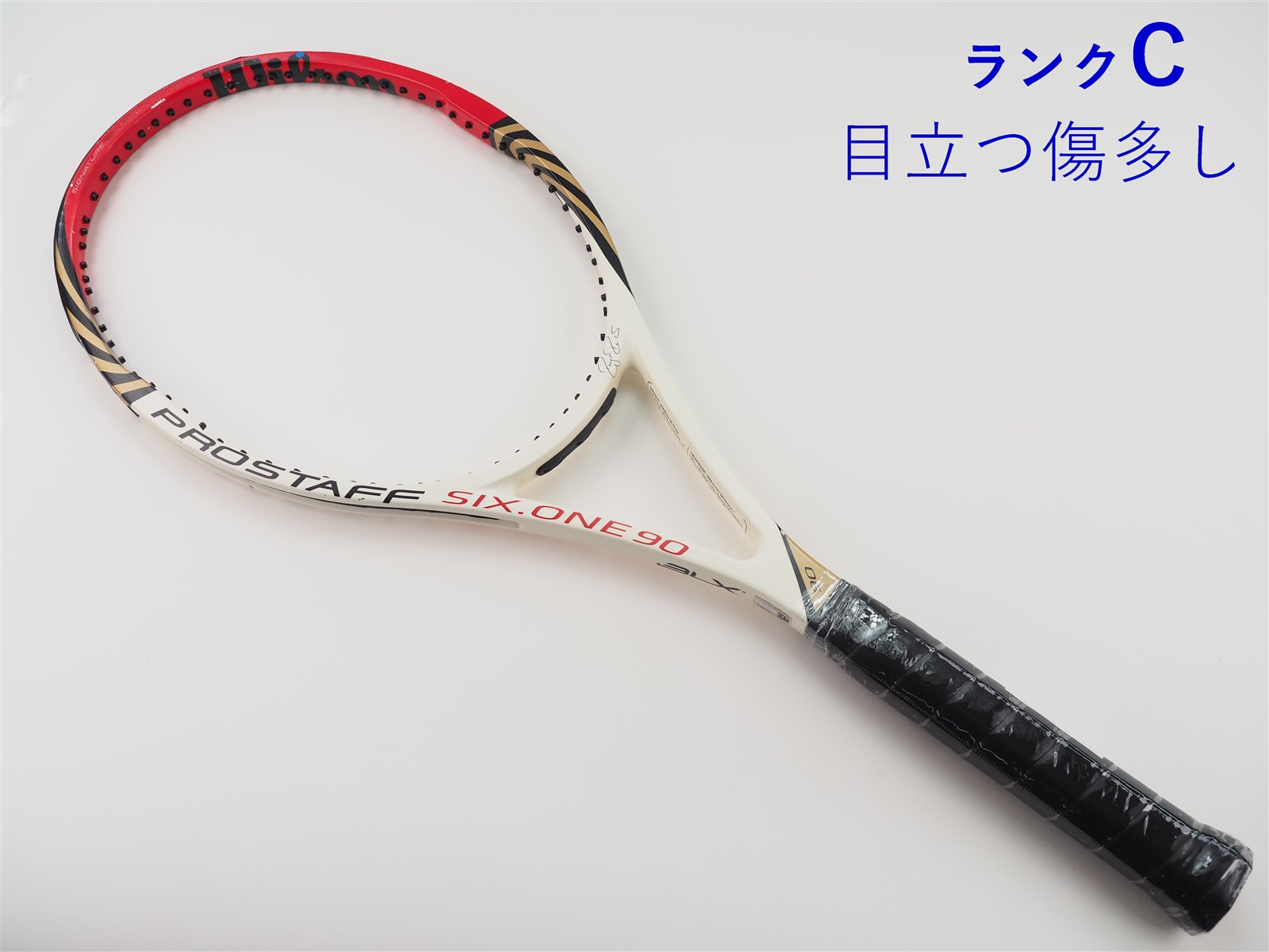 【絶品】 新品 未使用 ウィルソンプロスタッフ90(ninety) 国内正規品 中古】ウィルソン プロ スタッフ シックスワン 90 2012年モデル
