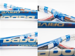 Babolat - 中古 テニスラケット バボラ ピュア ドライブ プラス 2009年モデル【一部グロメット割れ有り】 (G2)BABOLAT PURE DRIVE + 2009 中古】バボラ ピュアドライブ 2009年モデル【一部グロメット割れ