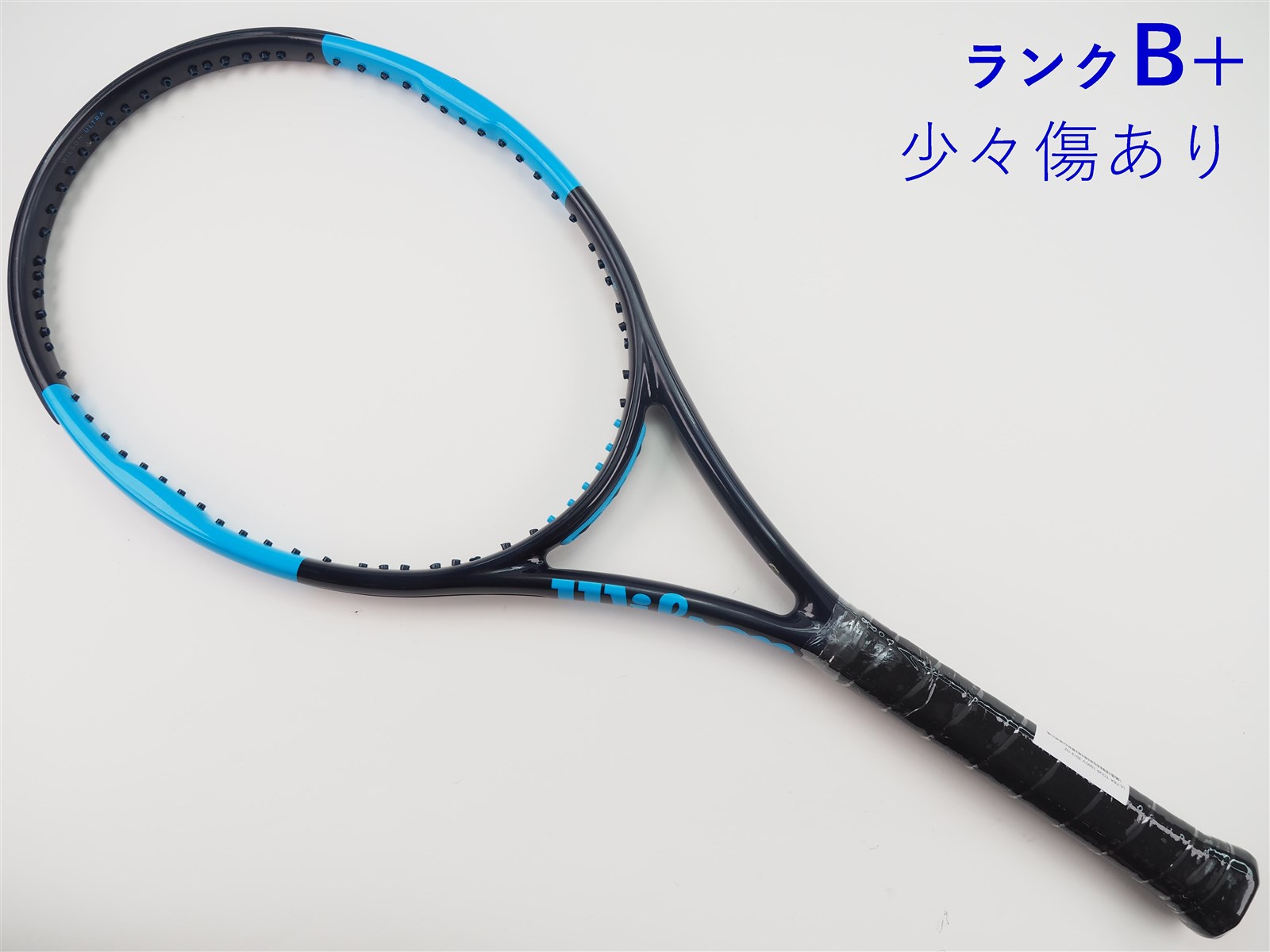 wilson - 中古 テニスラケット ウィルソン ウルトラ 100 カウンターベイル ホワイト イン ホワイト 2019年モデル【一部グロメット割れ有り】 (G2)WILSON ULTRA 100 CV WHITE IN WHITE 2019 中古 テニスラケット ウィルソン ウルトラ 100 カウンターベイル