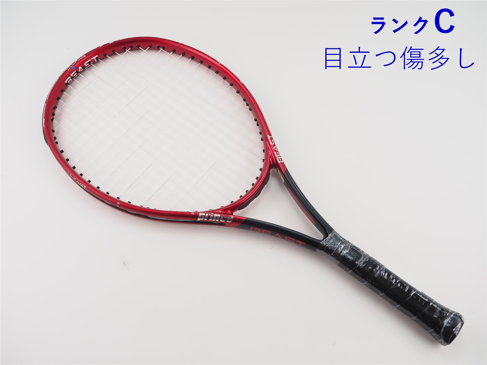 Prince BEAST 25 テニスラケット⭐︎赤 中古】プリンス ビースト 25 2022年モデル【ジュニア用ラケット