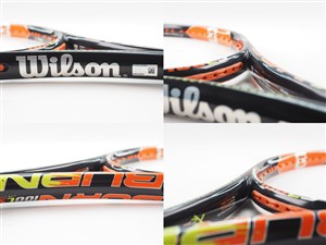 中古 テニスラケット ウィルソン バーン 100エルエス 2015年モデル (G2)WILSON BURN 100LS 2015 中古】ウィルソン バーン 100エルエス 2015年モデルWILSON BURN 100LS