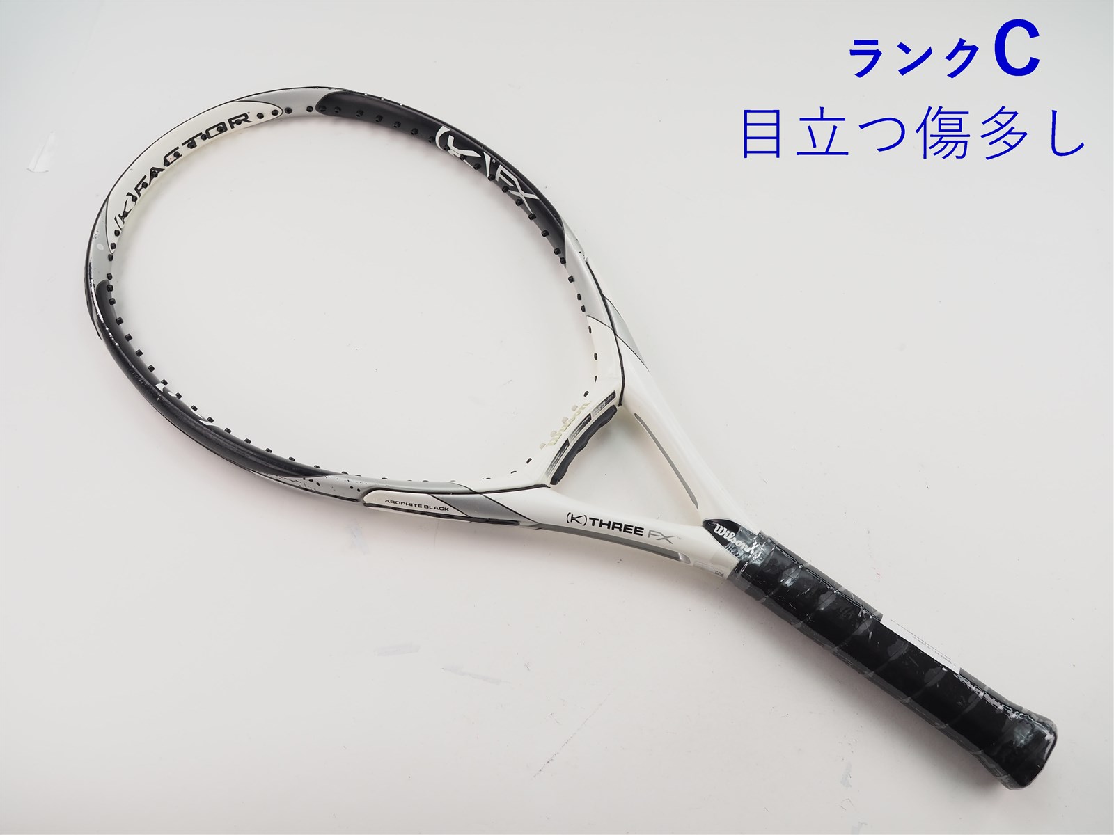 【超美品_希少】テニスラケット Wilson K THREE FX 115 G2 中古】ウィルソン K スリー エフエックス 115 2009年モデル【一部