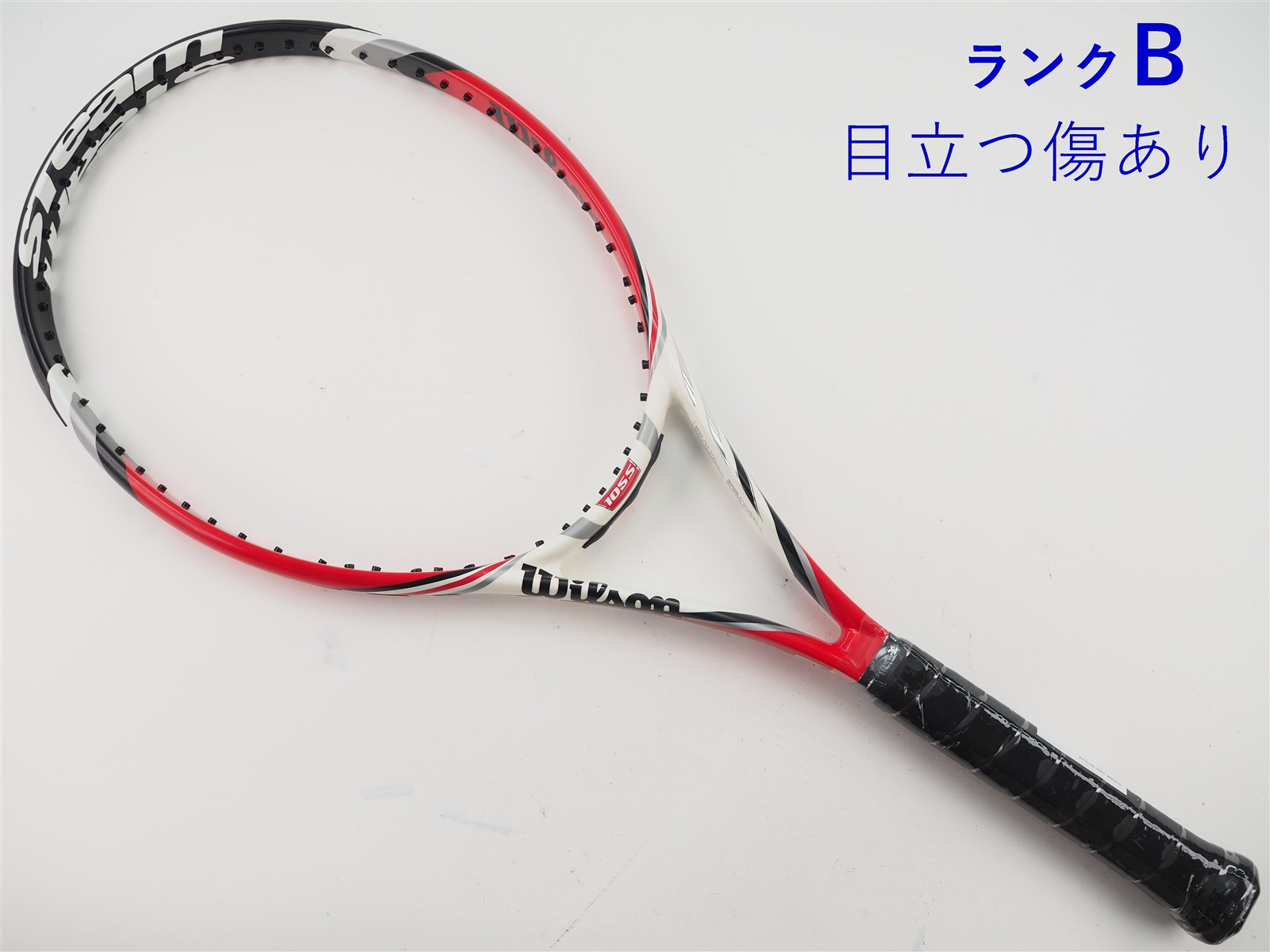 Wilson Steam105Sテニスラケット Wilson Steam 105 S Tennis Racquet