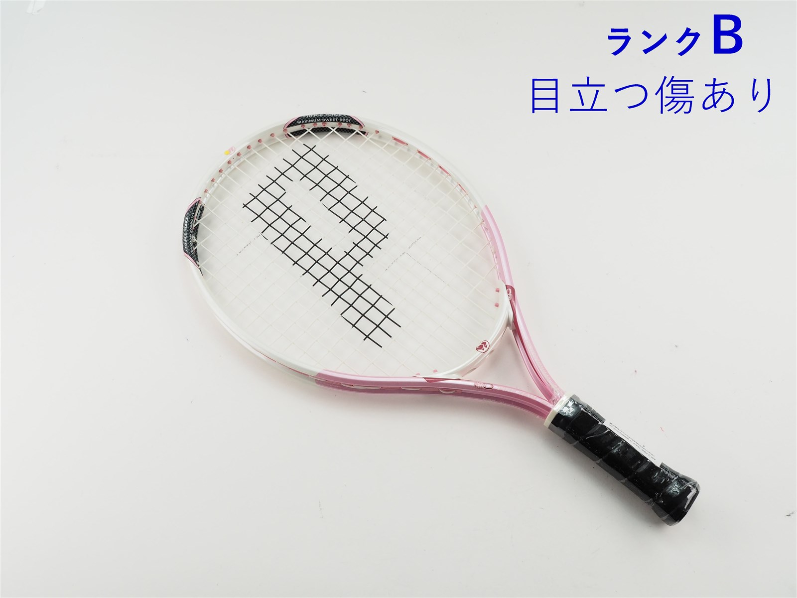 テニスラケット　バボラ　プリンス　2点セット　女性　女の子　キッズ 中古】プリンス エアー オー ピンク チーム 19 ウインブルドン【キッズ